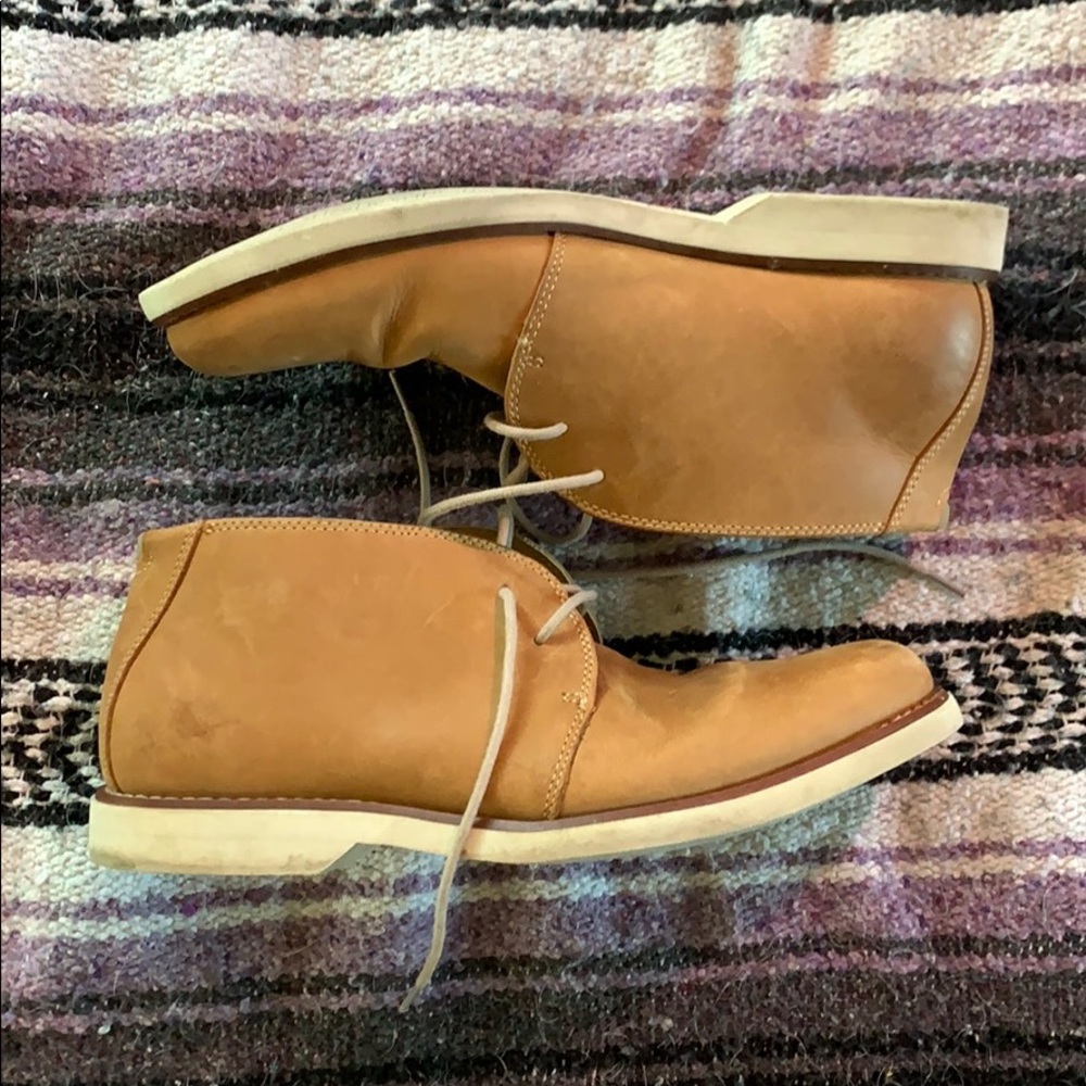 Perfectly worn men’s causal dress shoes